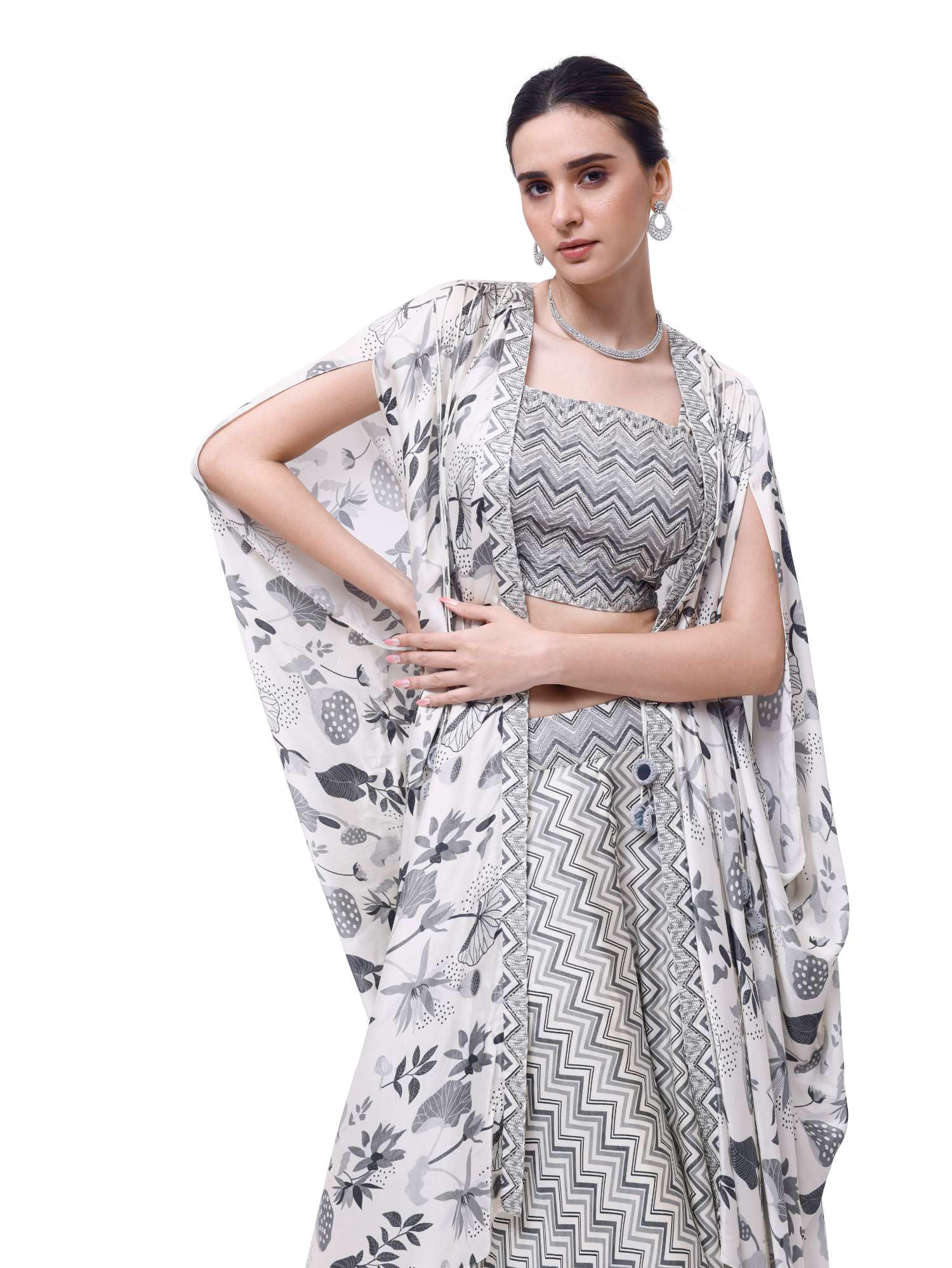 Satin Kaftan Co-Ord Set