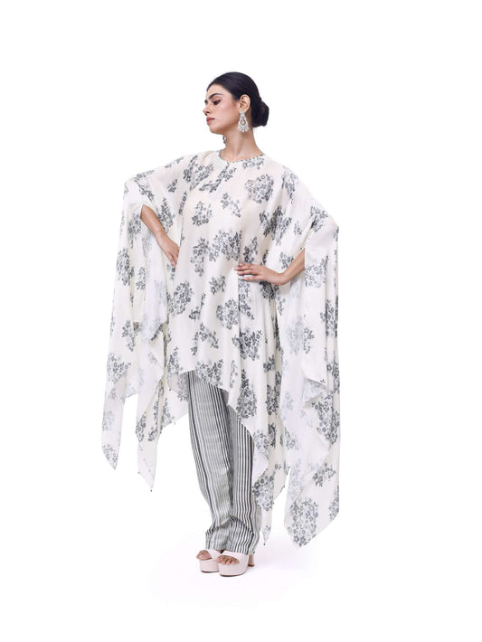 Floral Silk Suit set