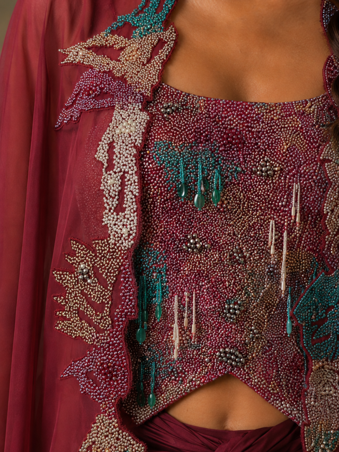 The Cascade Bustier Set