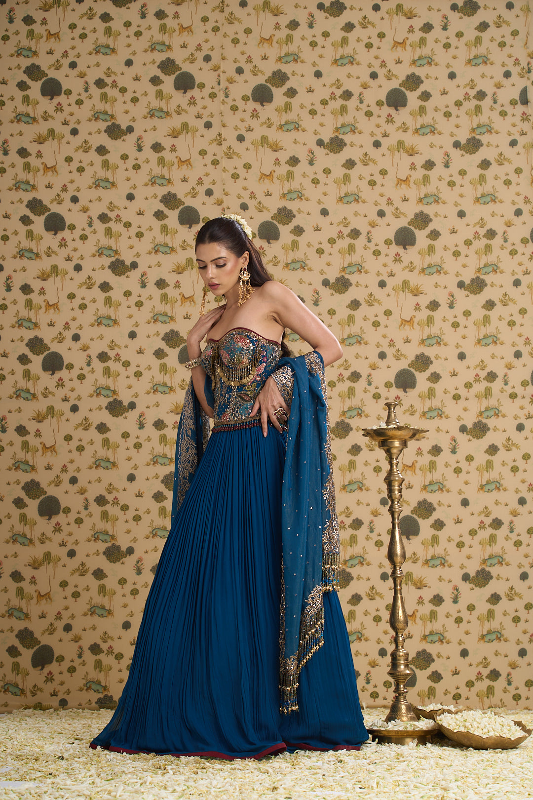 SAANJH CORSET LEHENGA