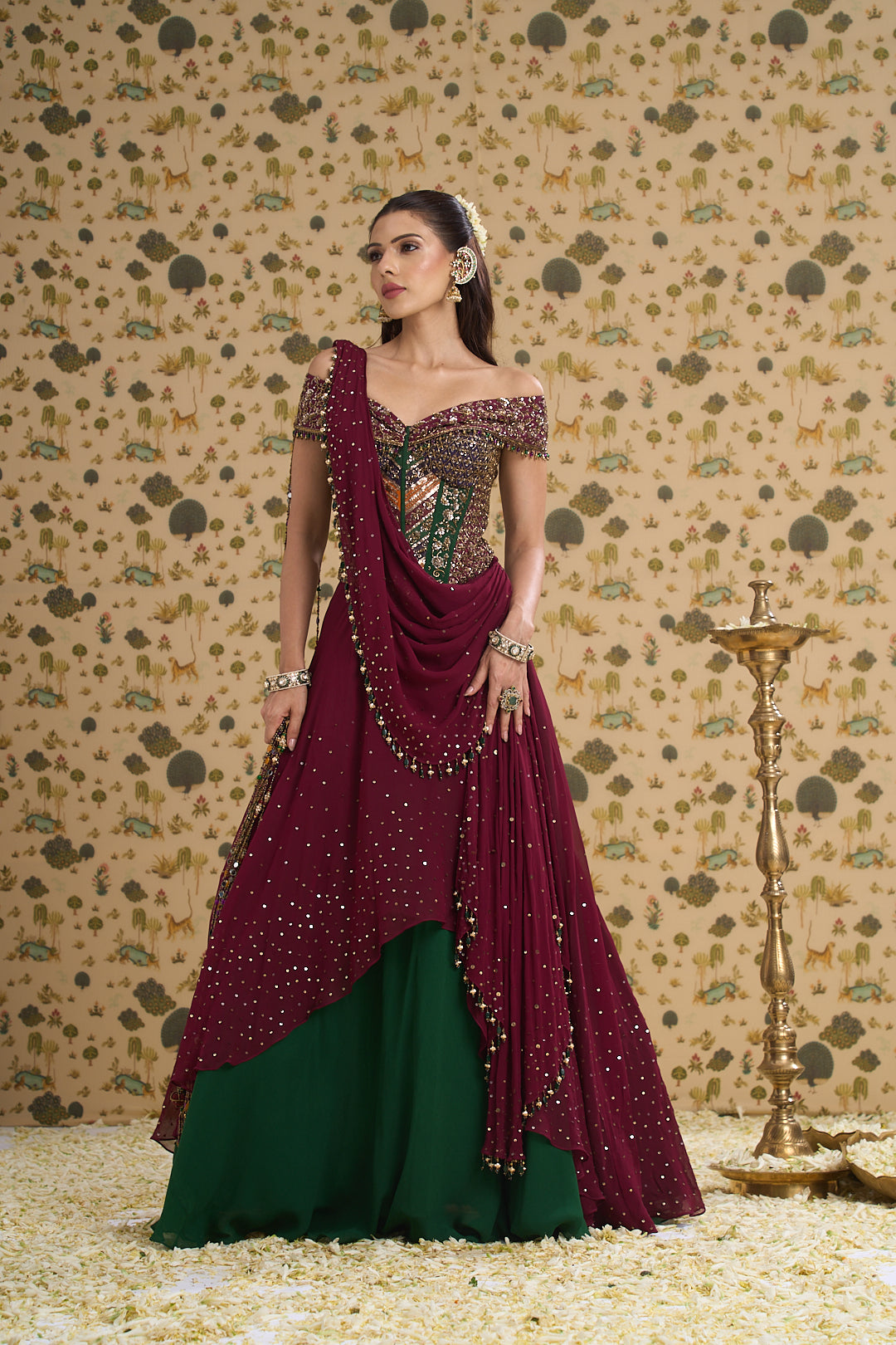LATIKA CORSET LEHENGA