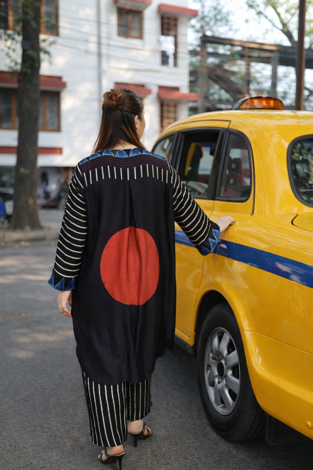 Geo Black Ajrakh Co-ord Set