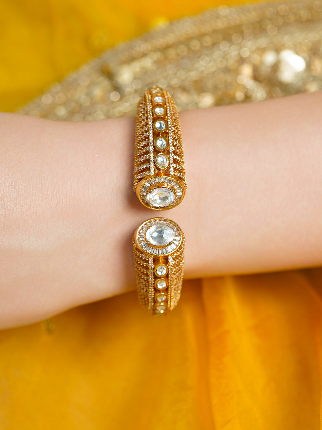 Aaliyah Kundan Bangle