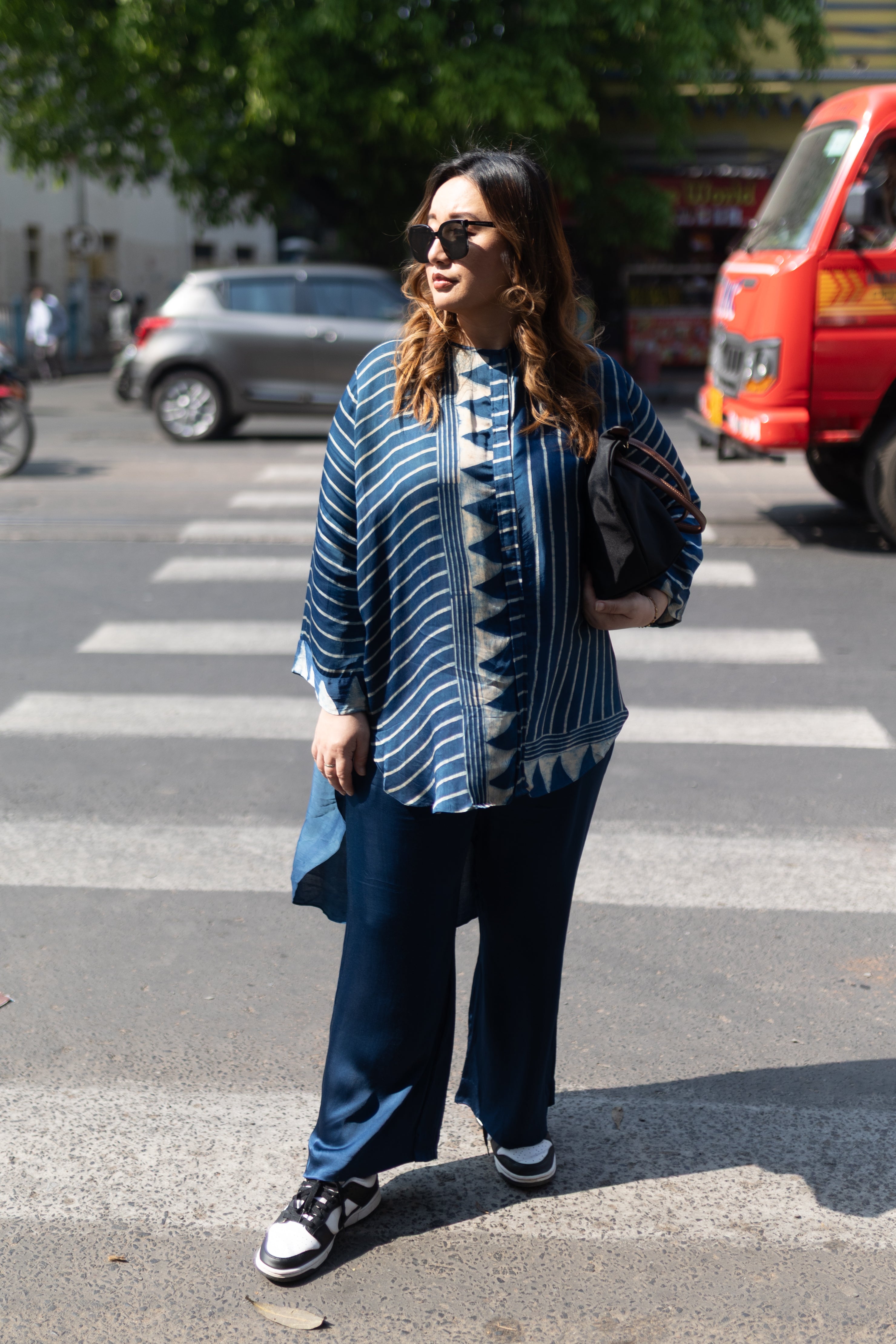 SOHO Indigo Blue Ajrakh Co-ord Set