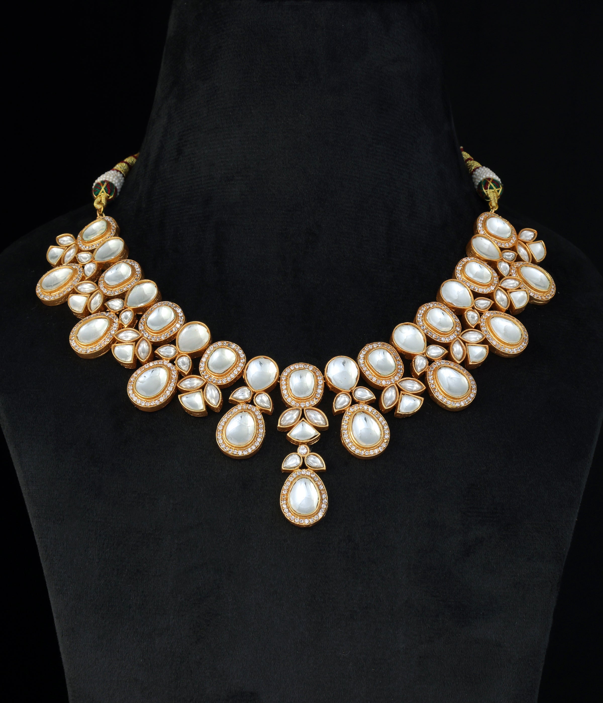 Faux Polki Necklace set
