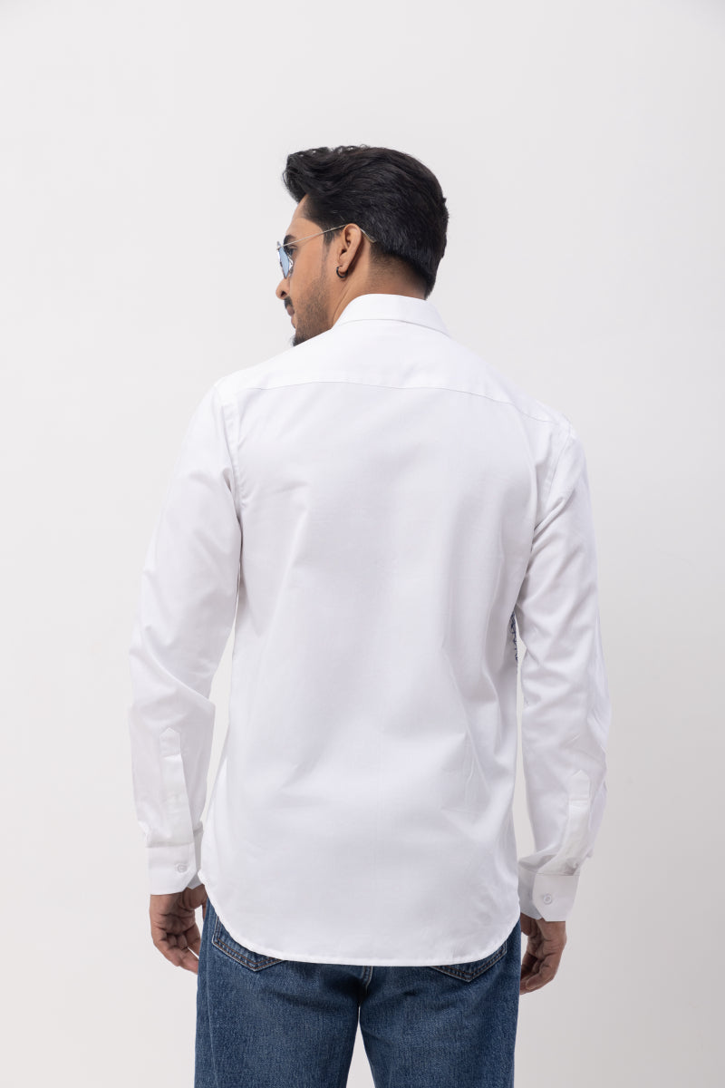 Brain - Hand Embroidered Designer Shirt