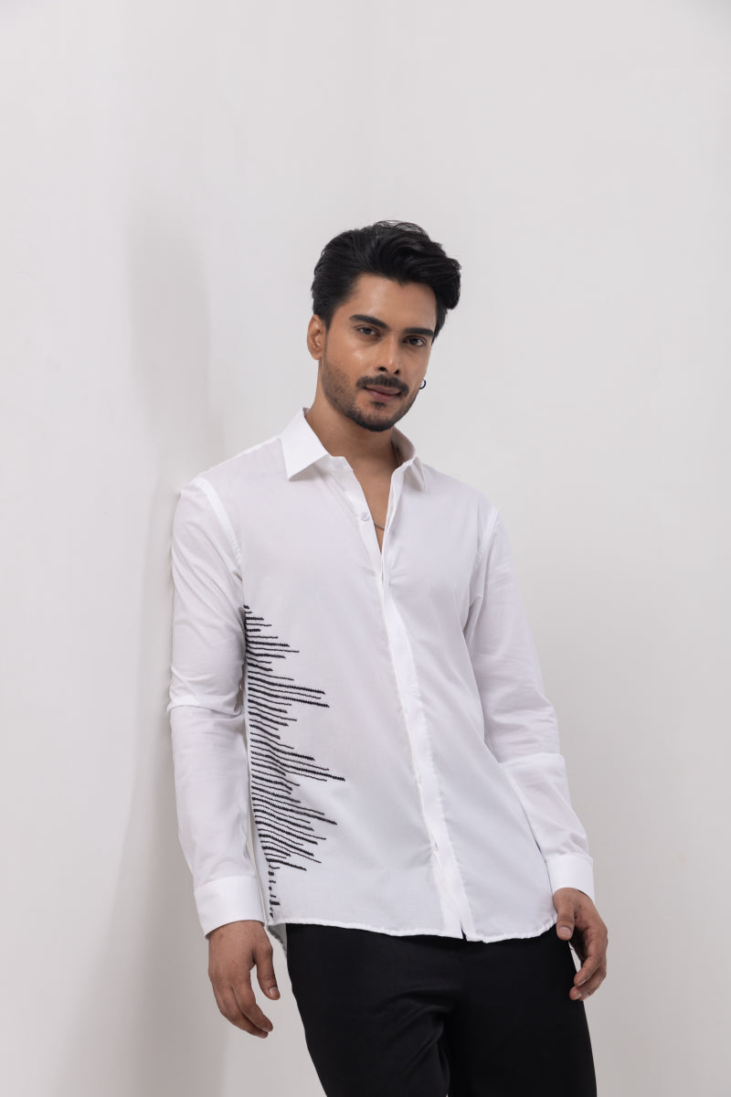 Cracker - Hand Embroidered Designer Shirt