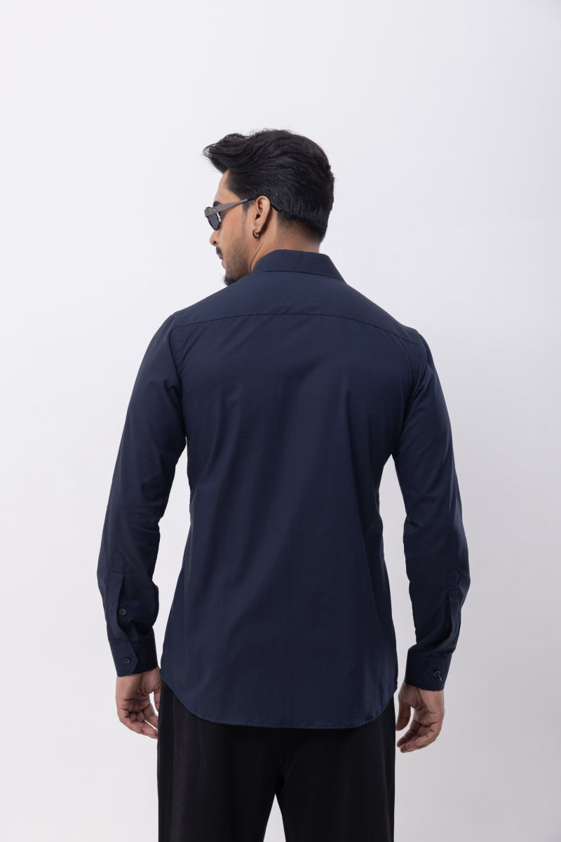 Flying Bird Thread- Hand Embroidered Designer Shirt