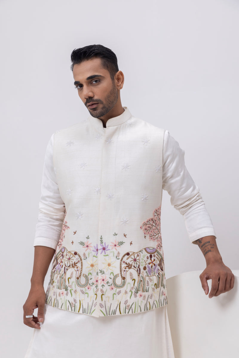 ELEPHANT DESIGNER NEHRU JACKET / BUNDI