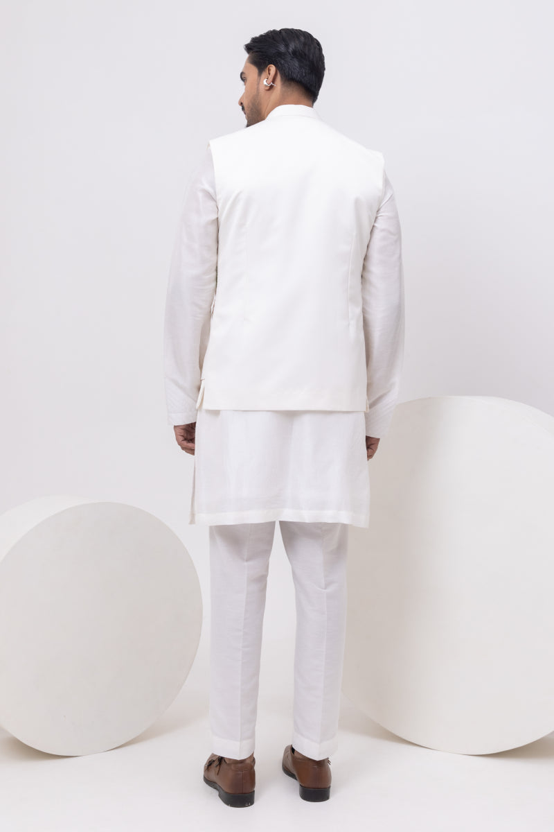 KASHMIRI DESIGNER NEHRU JACKET WITH KURTA & PANT SET