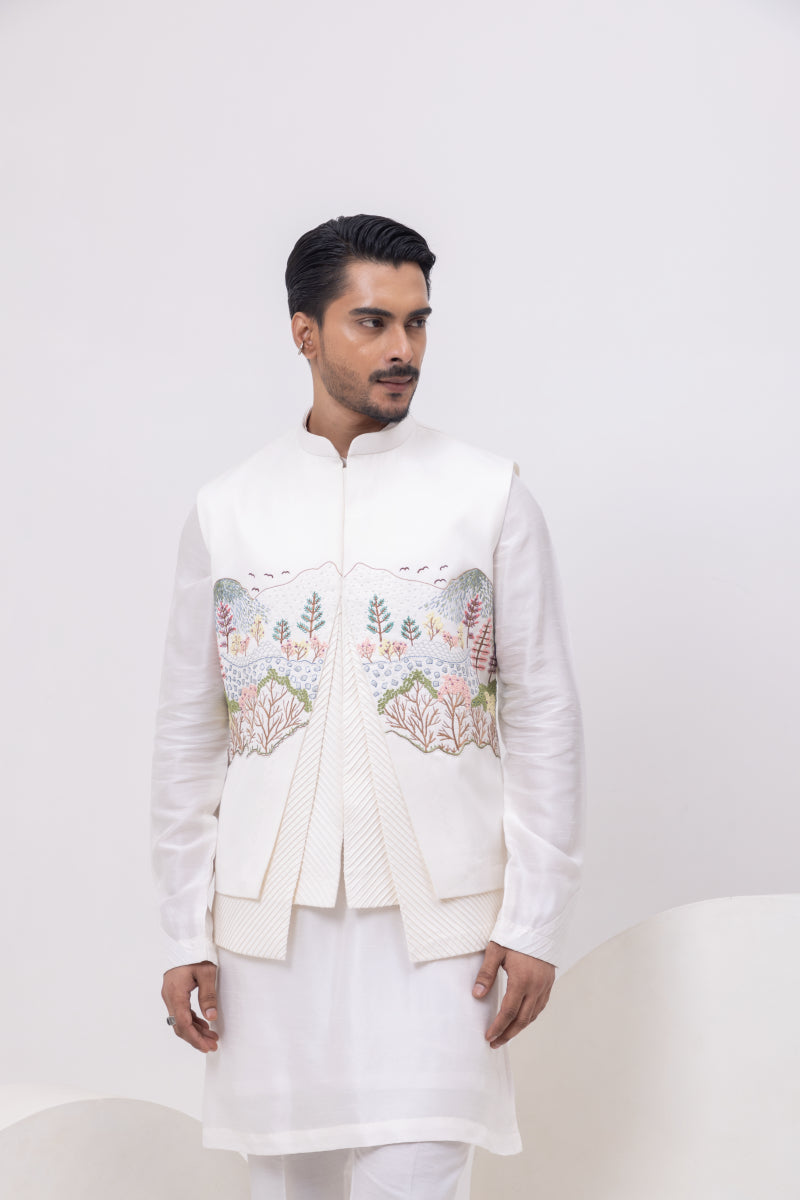 KASHMIRI DESIGNER NEHRU JACKET / BUNDI