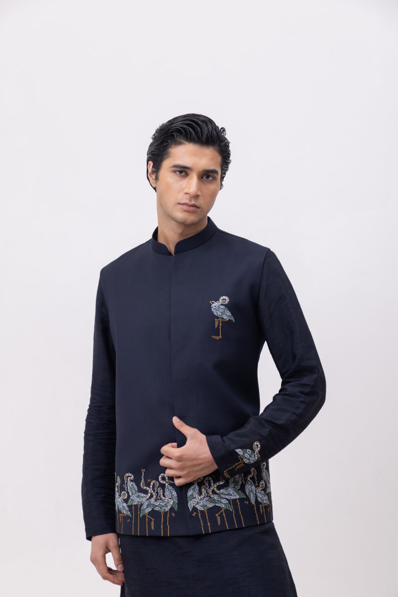 FLAMINGO DESIGNER NEHRU JACKET / BUNDI