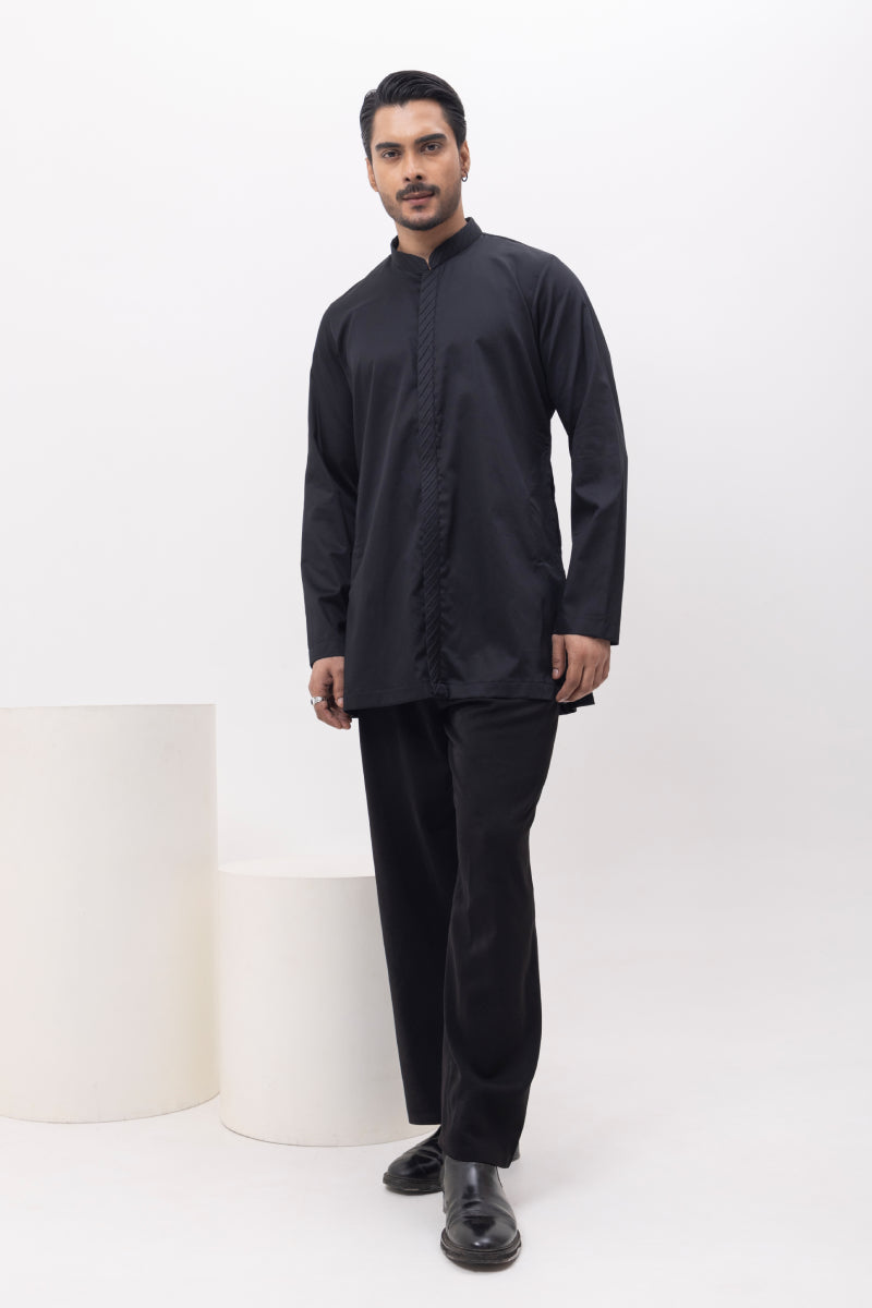 PINTUCK PANEL DESIGNER KURTA & PANT SET