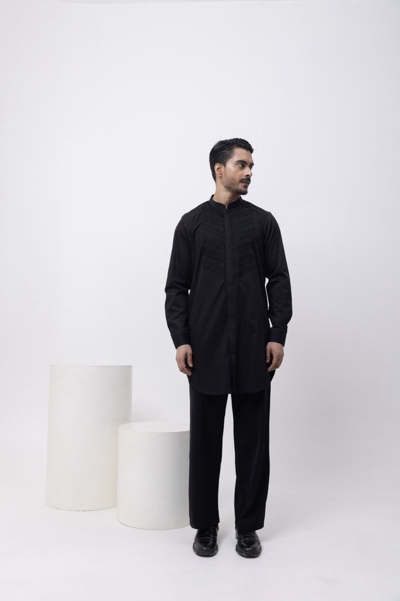 3D METALLIC KURTA SET