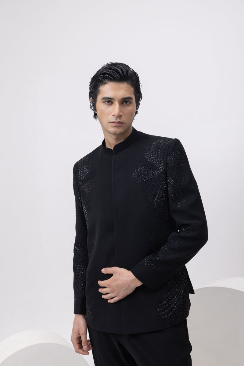 CORAL REEF BANDHGALA WITH TROUSERS