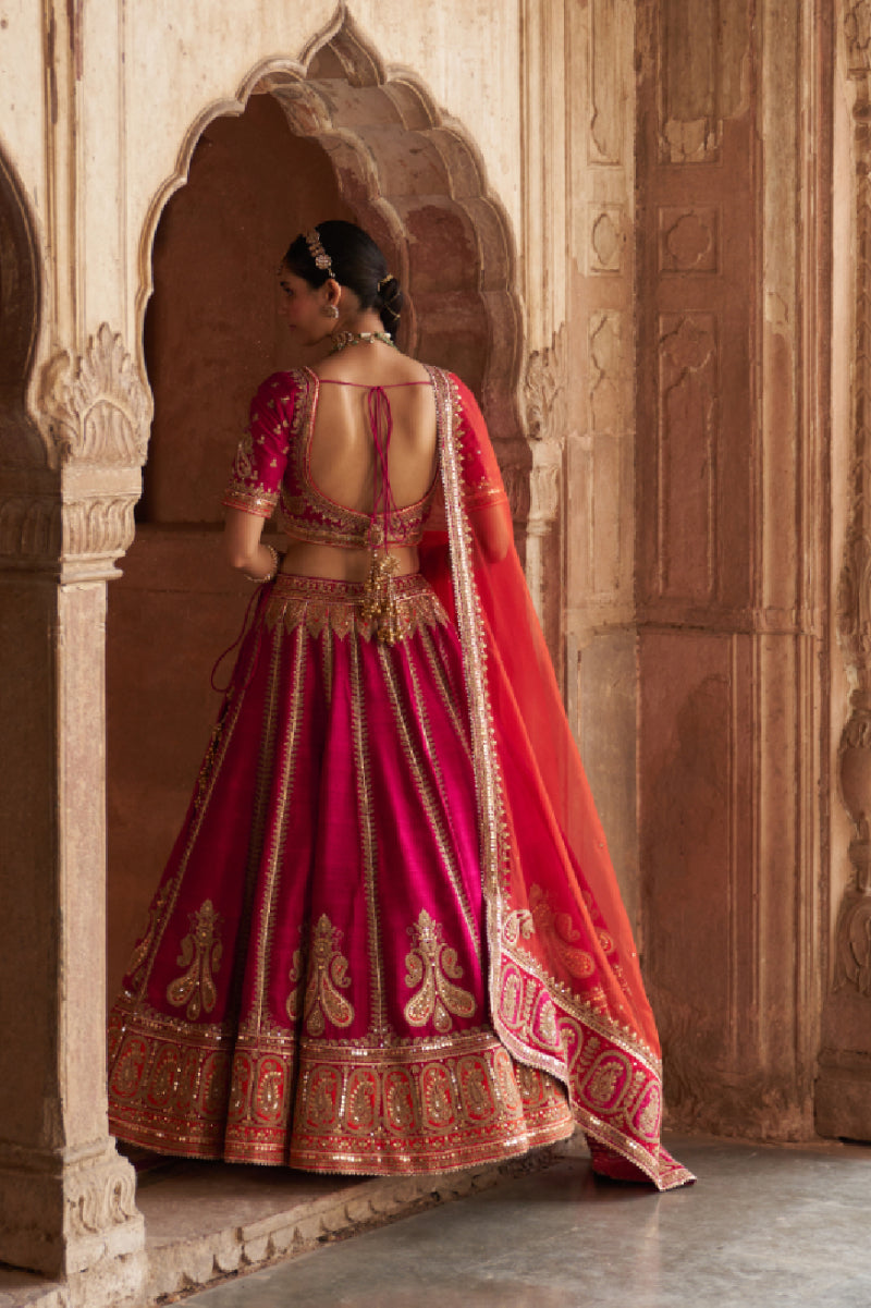 AMARA - HOTPINK LEHENGA
