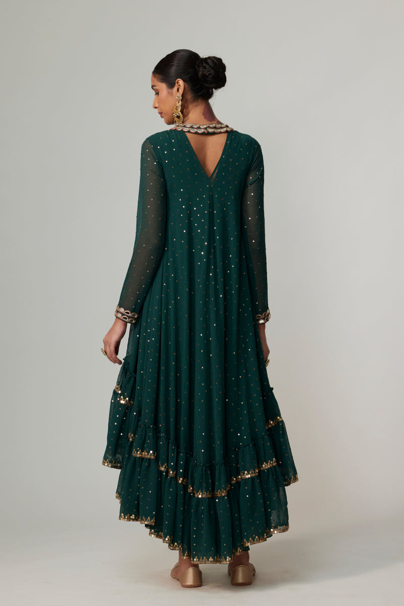 JADE GREEN DHOTI KURTA SET