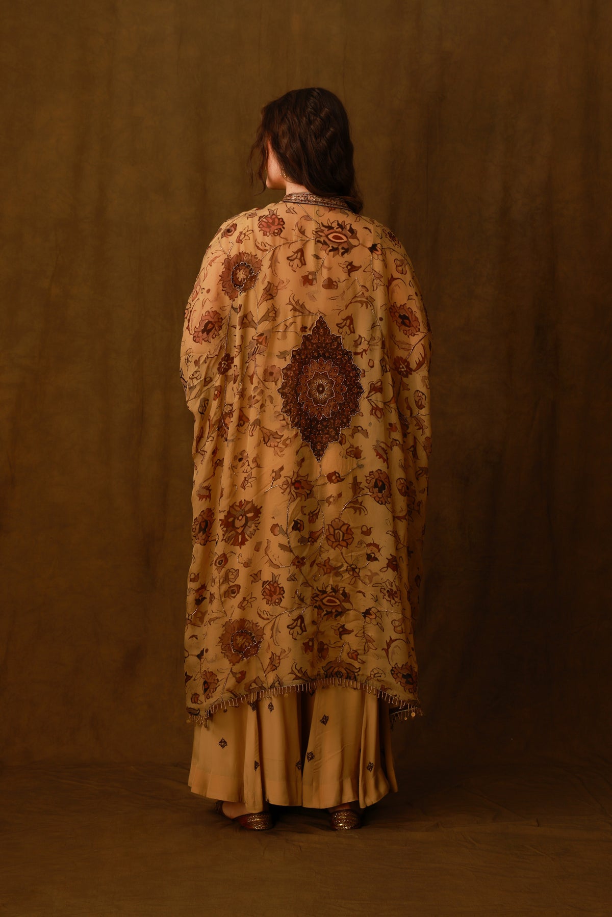 Sharara Cape Set
