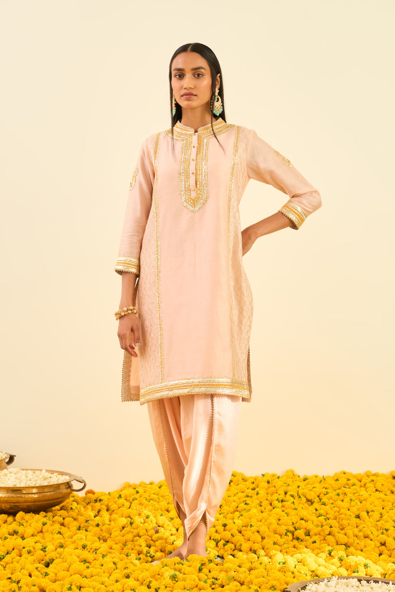 Aliza- Short kurta with dhoti