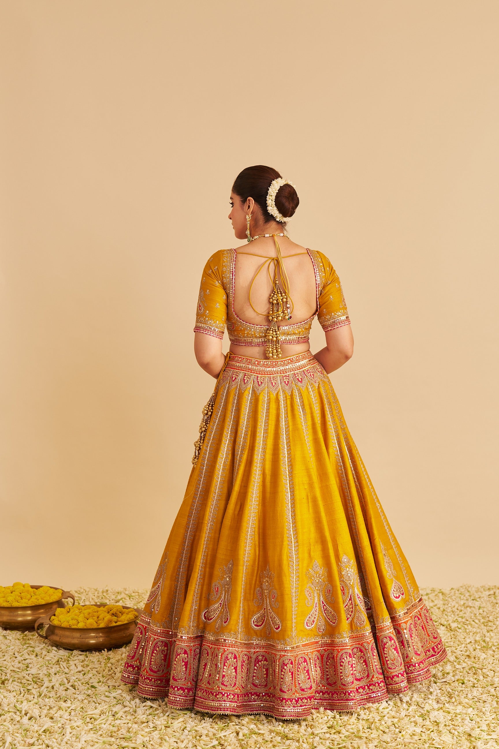 Amara Dabka Zardozi Bridal Lehenga Set