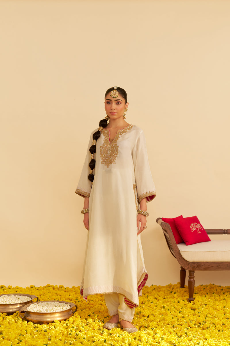 Amaya-Long Kaftan With Salwar