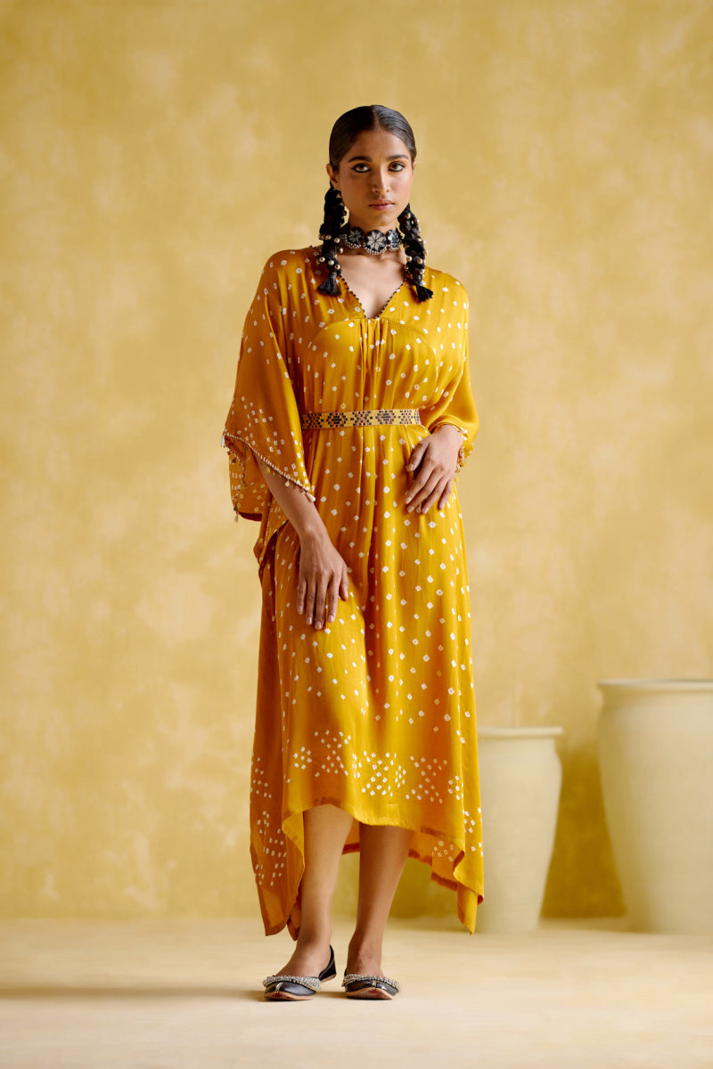 Annika - Mustard Bandhini