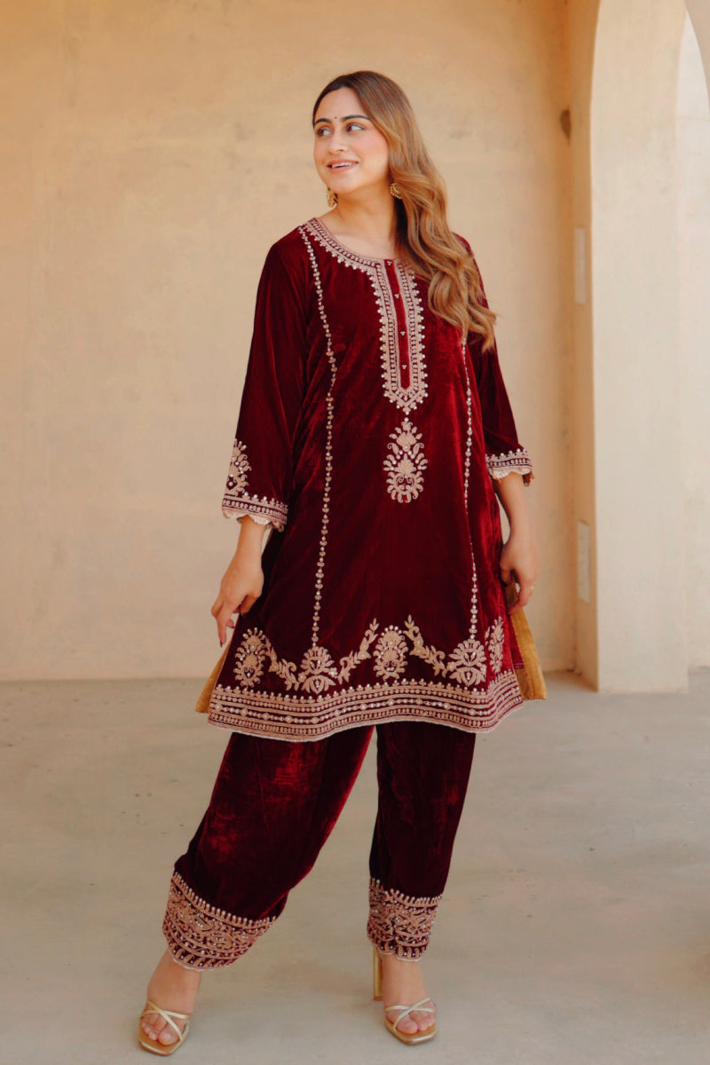 Asiyah - Short Kurta with Salwar