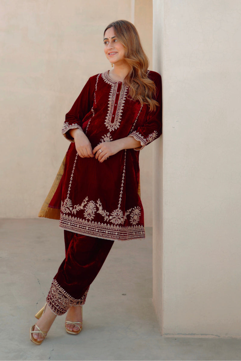Asiyah - Short Kurta with Salwar