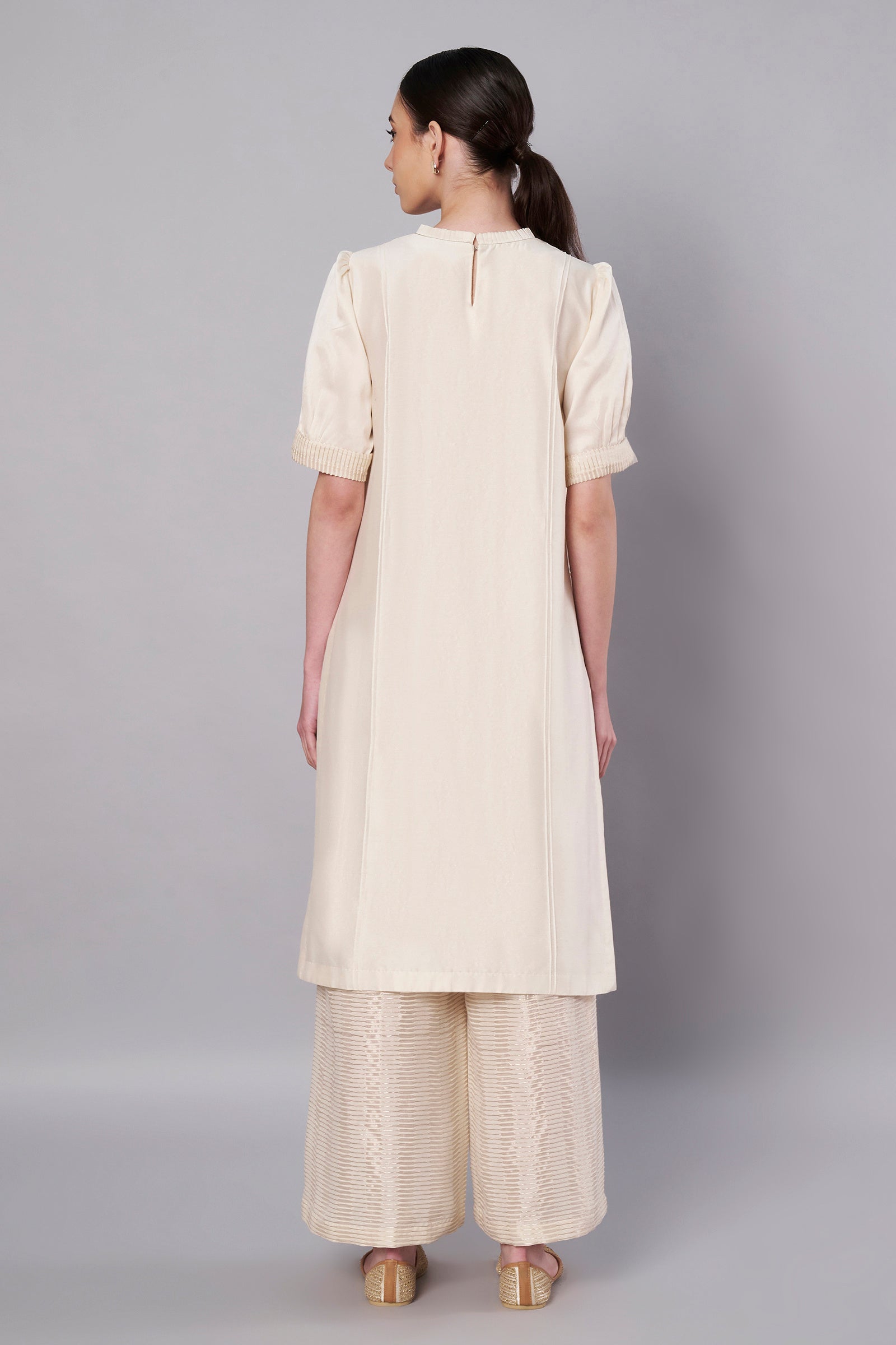 Aurora Kurta Set - Ivory