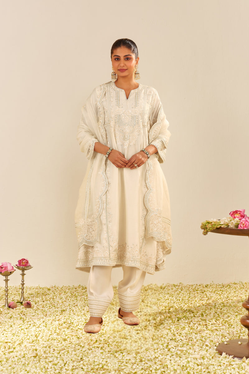 Maziya - Long Chauga With Salwar And Dupatta