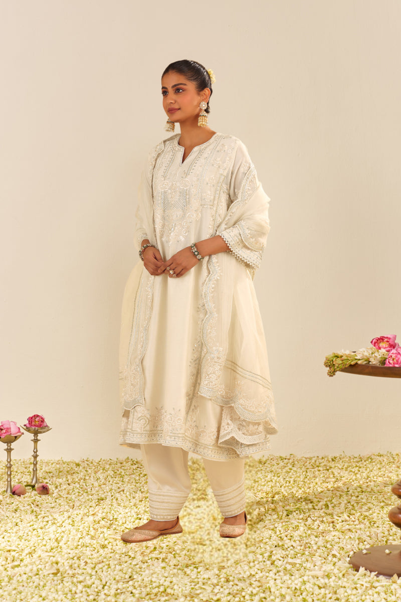 Maziya - Long Chauga With Salwar And Dupatta