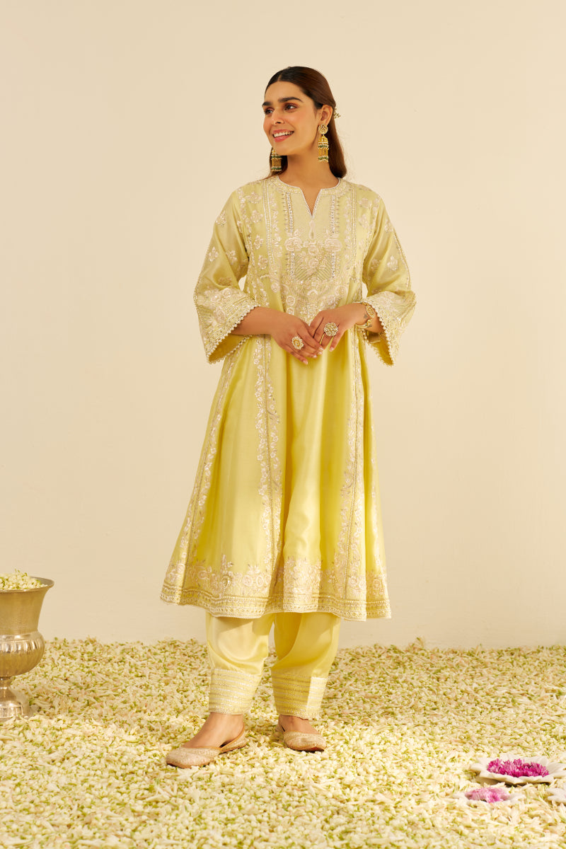 Maziya - Long Chauga With Salwar