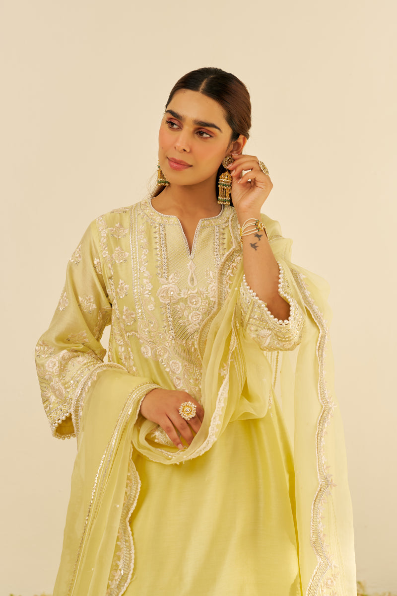 Maziya - Long Chauga With Salwar And Dupatta
