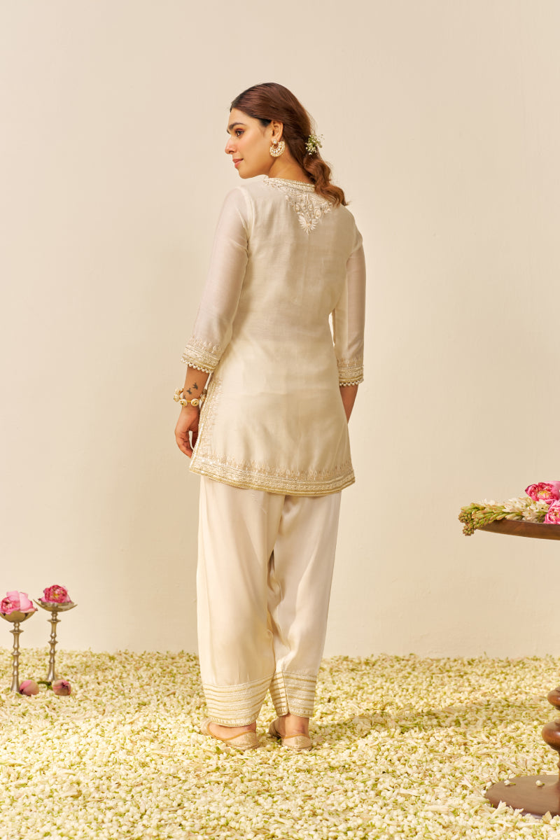 Sara - Short Kurta With Salwar