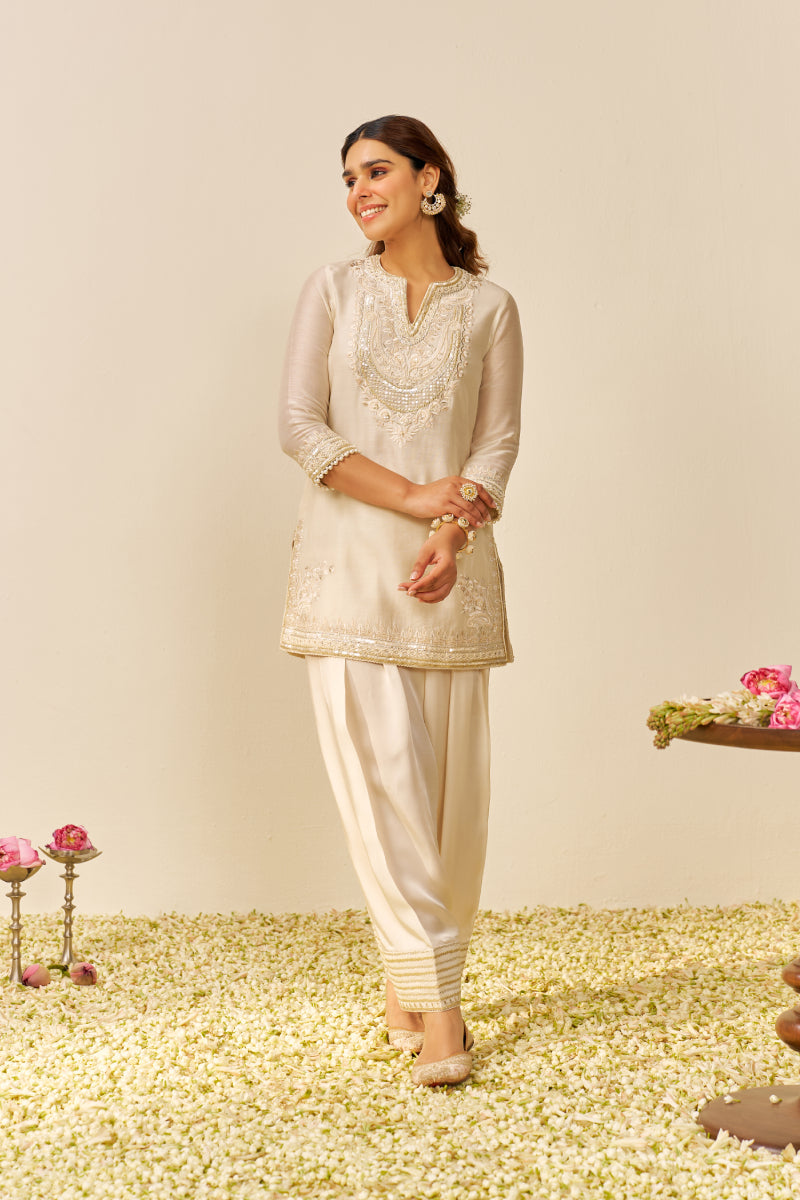 Sara - Short Kurta With Salwar