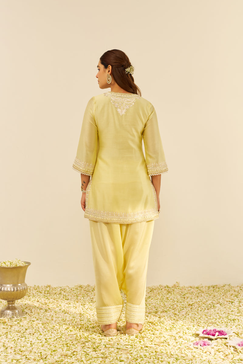 Sara - Short Kurta With Salwar