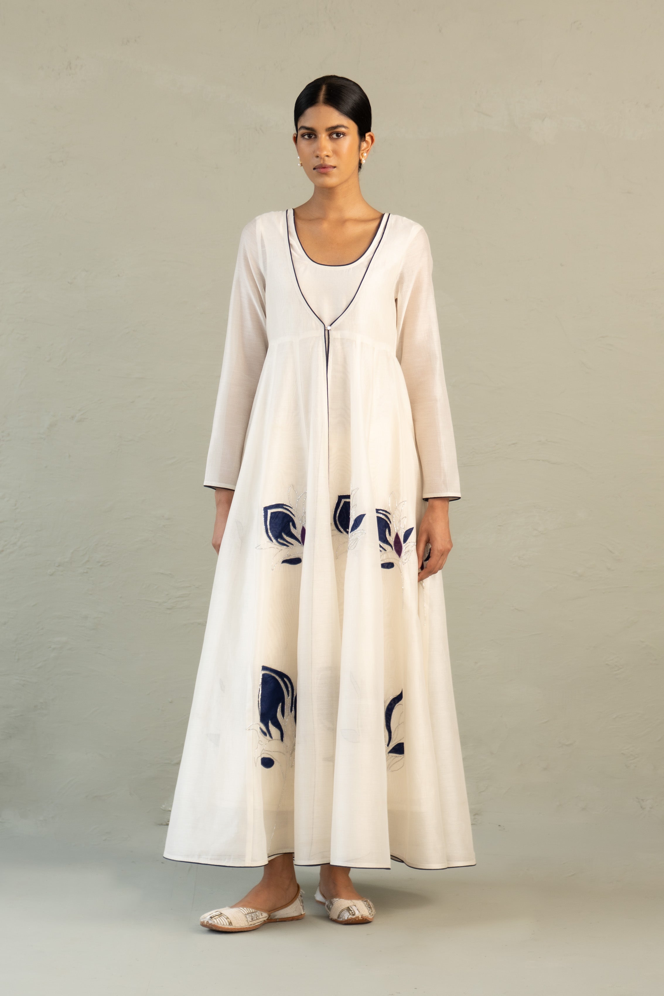 Blue Edit Long Dress/Anarkali