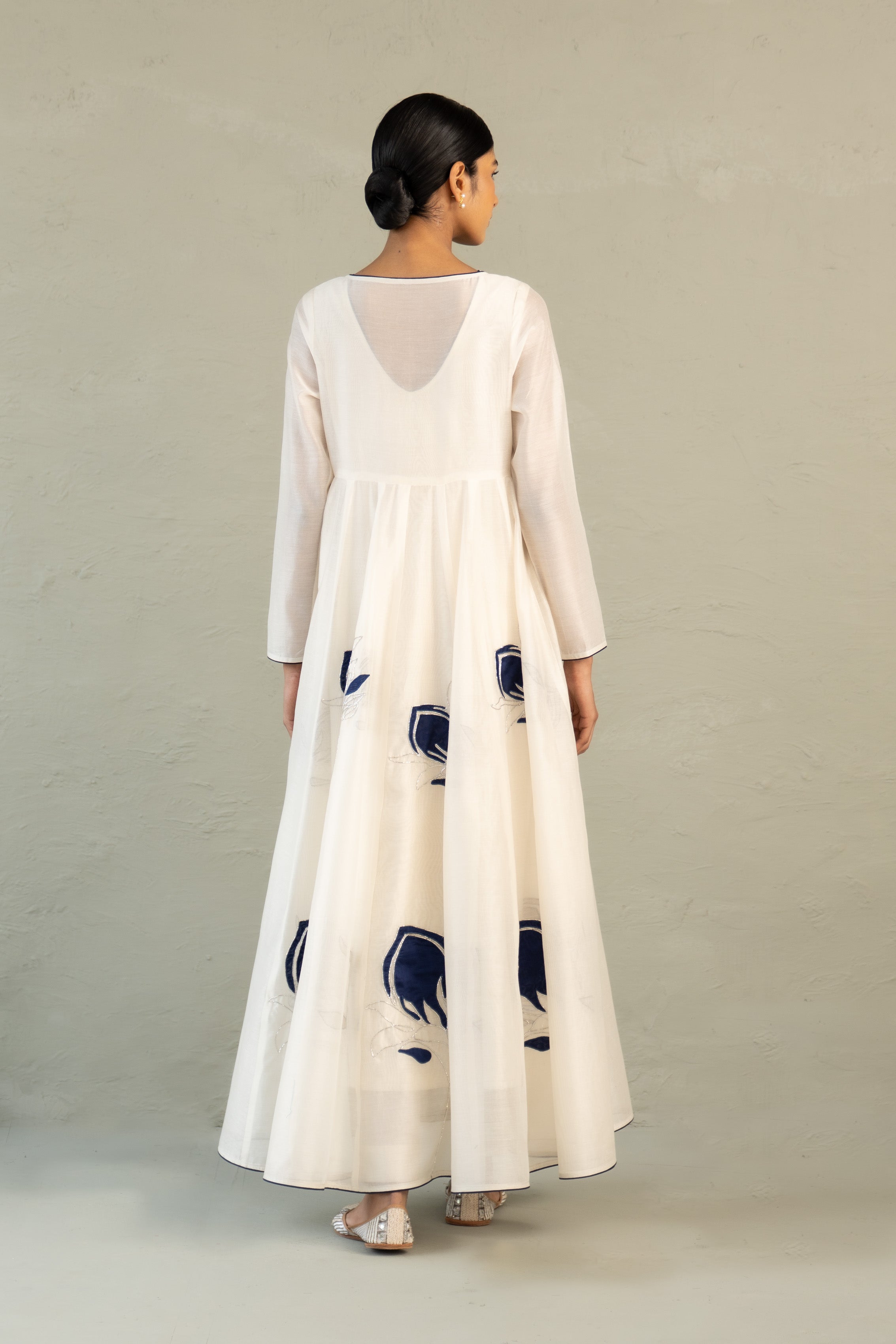 Blue Edit Long Dress/Anarkali