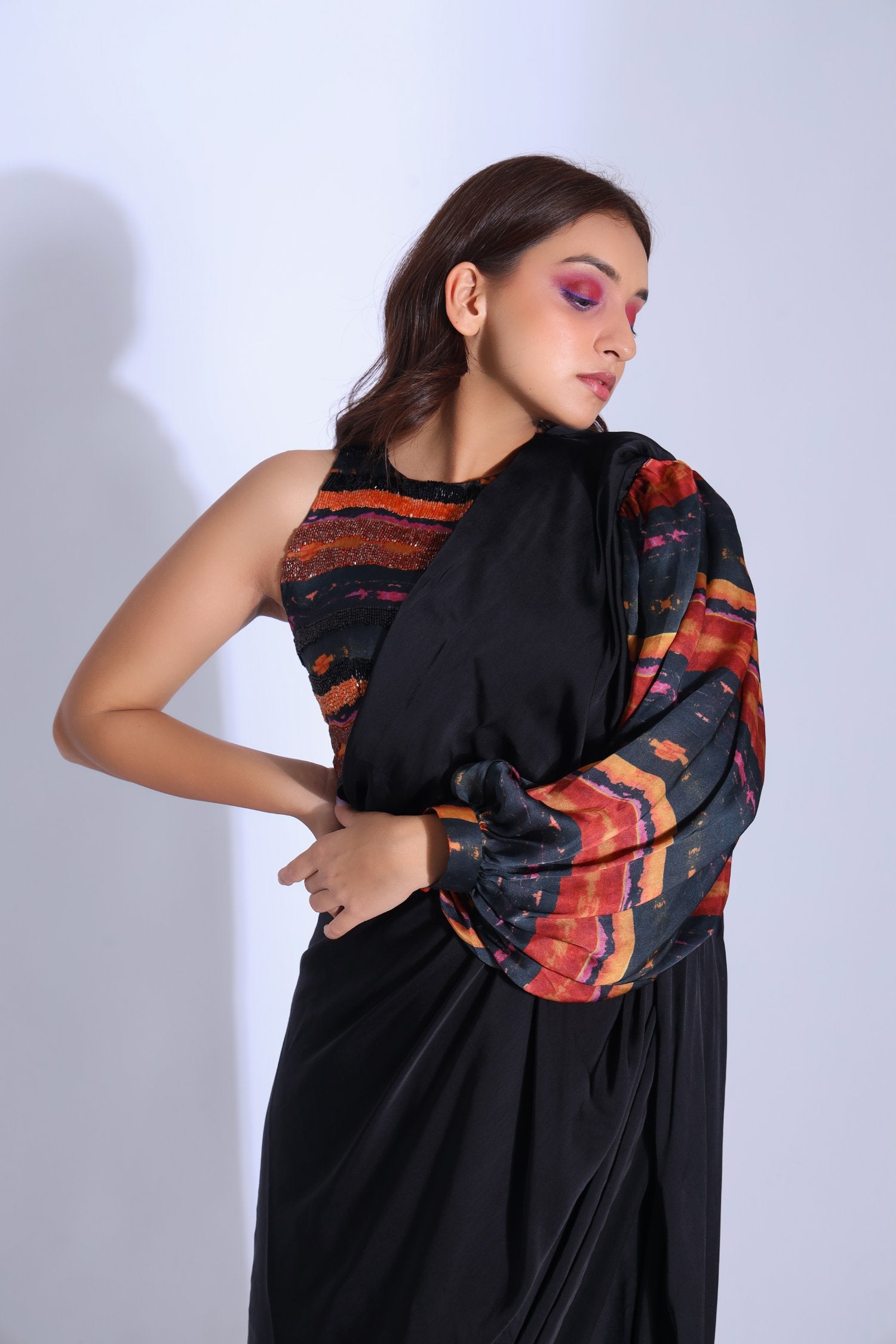 Sari With A Sleeve