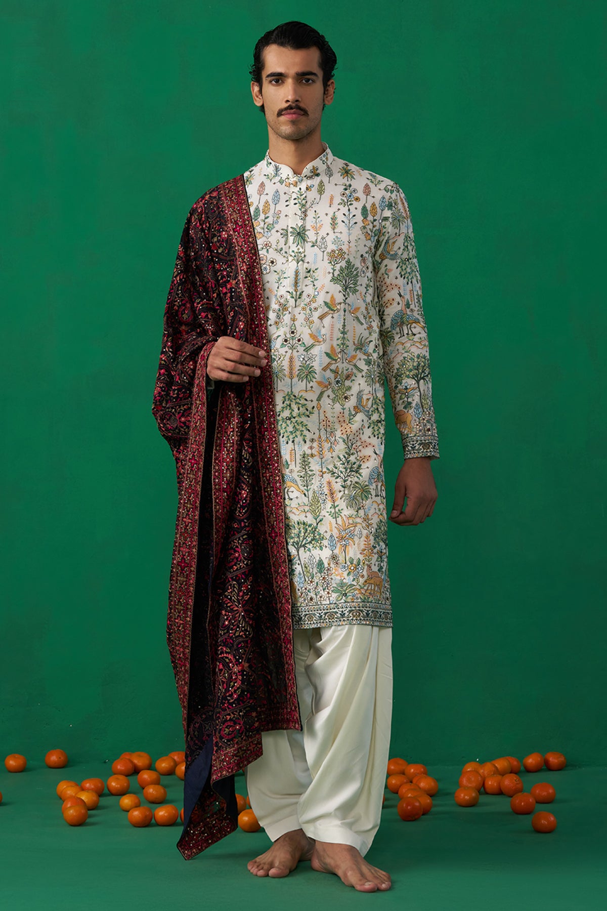 BIRD IVORY KURTA SET