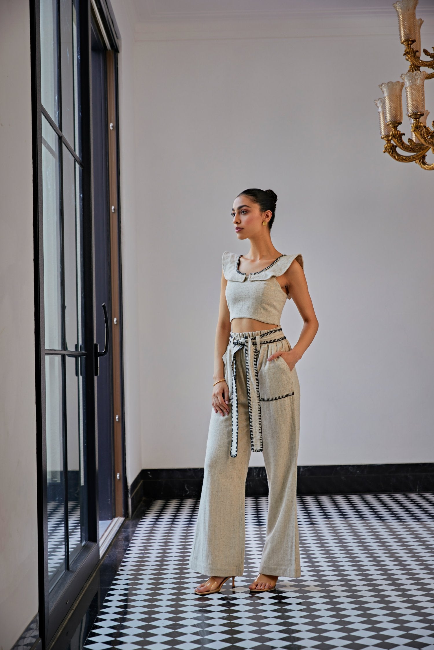 Blanket Stitch Top & Pant Set