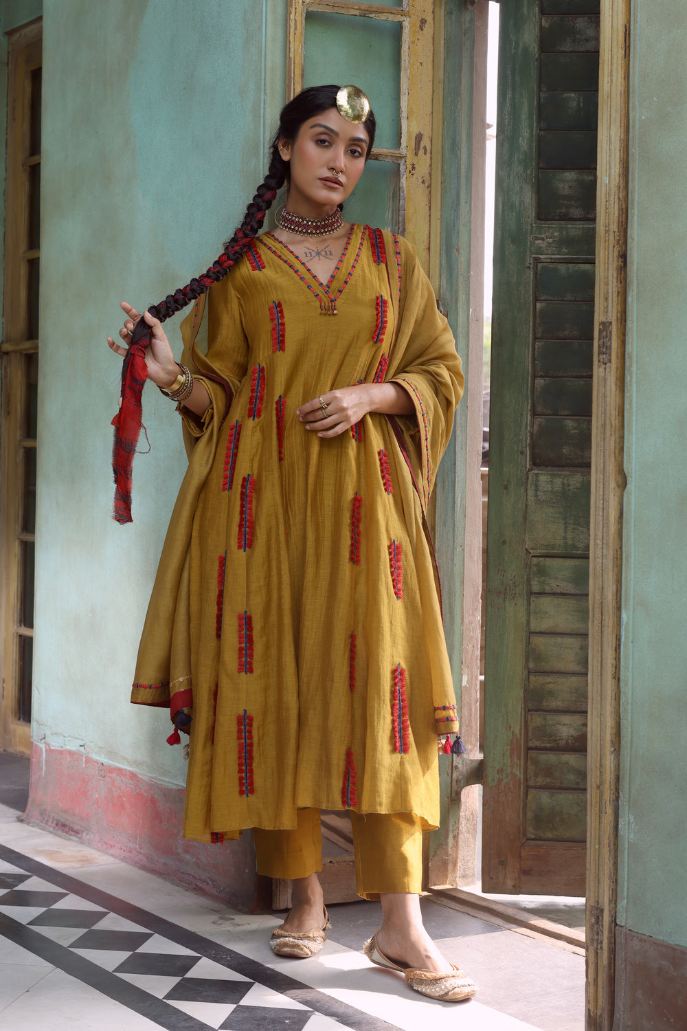 PANKHUDI KURTA SET