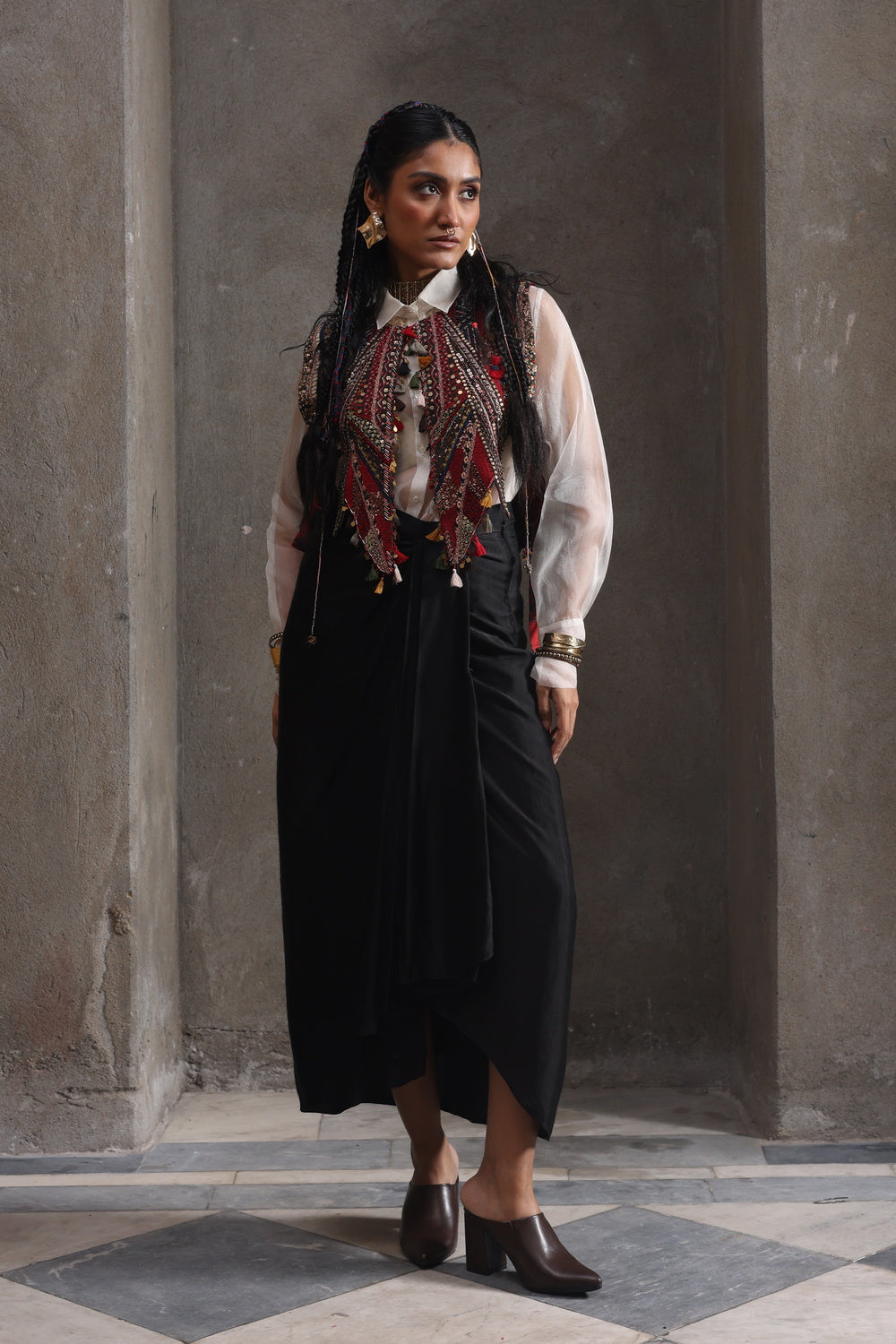 MADAME CORE SHIRT & SKIRT TADKA CODE JACKET