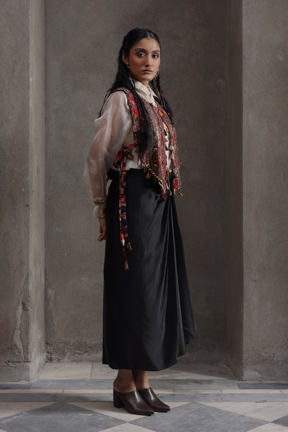 MADAME CORE SHIRT & SKIRT TADKA CODE JACKET
