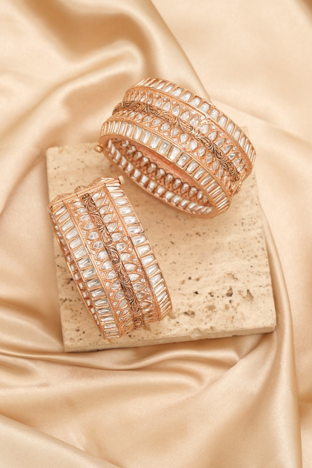 Heritage Kundan Bangles