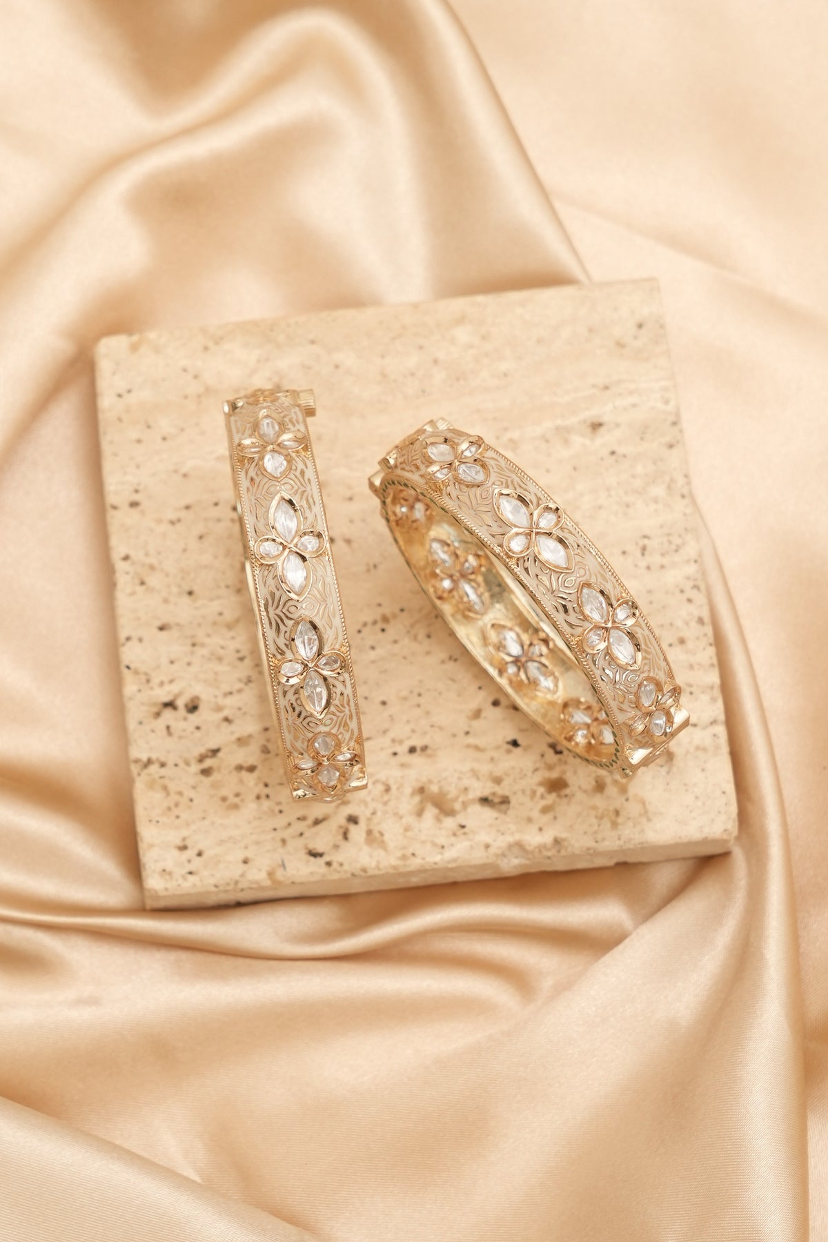 Royal Kundan Wedding Bangles