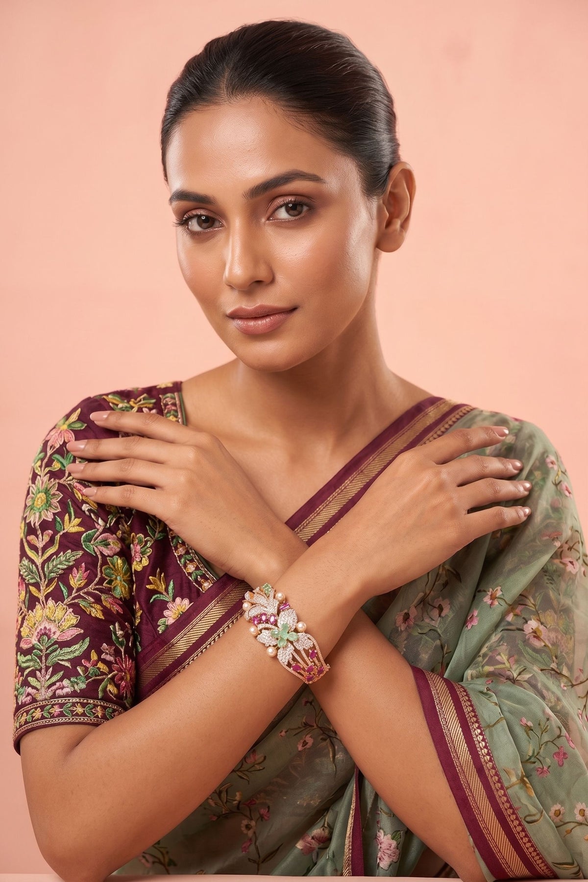 Luxury Heritage Kundan Bracelet