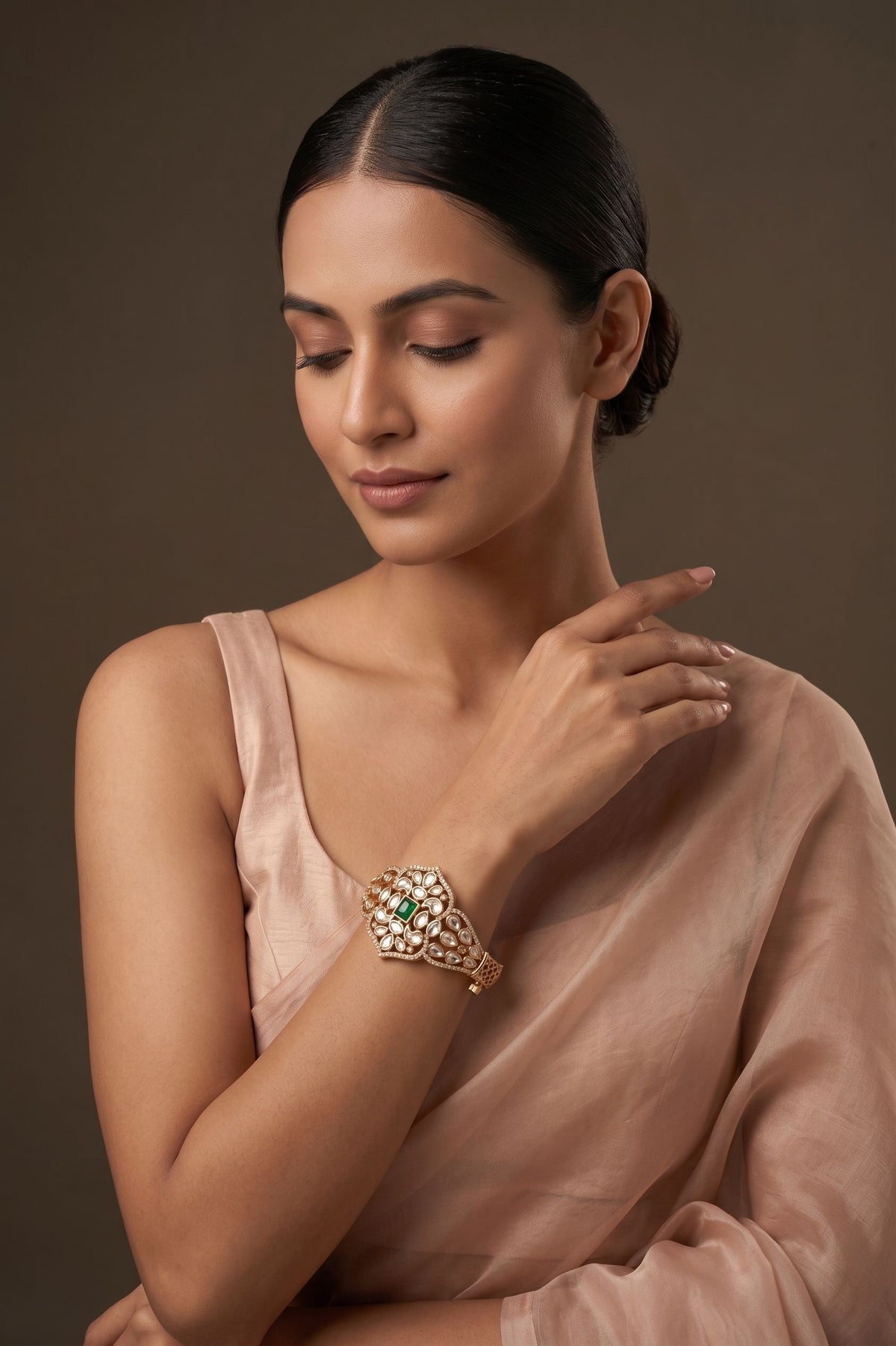 Indian Traditional Kundan Bracelet