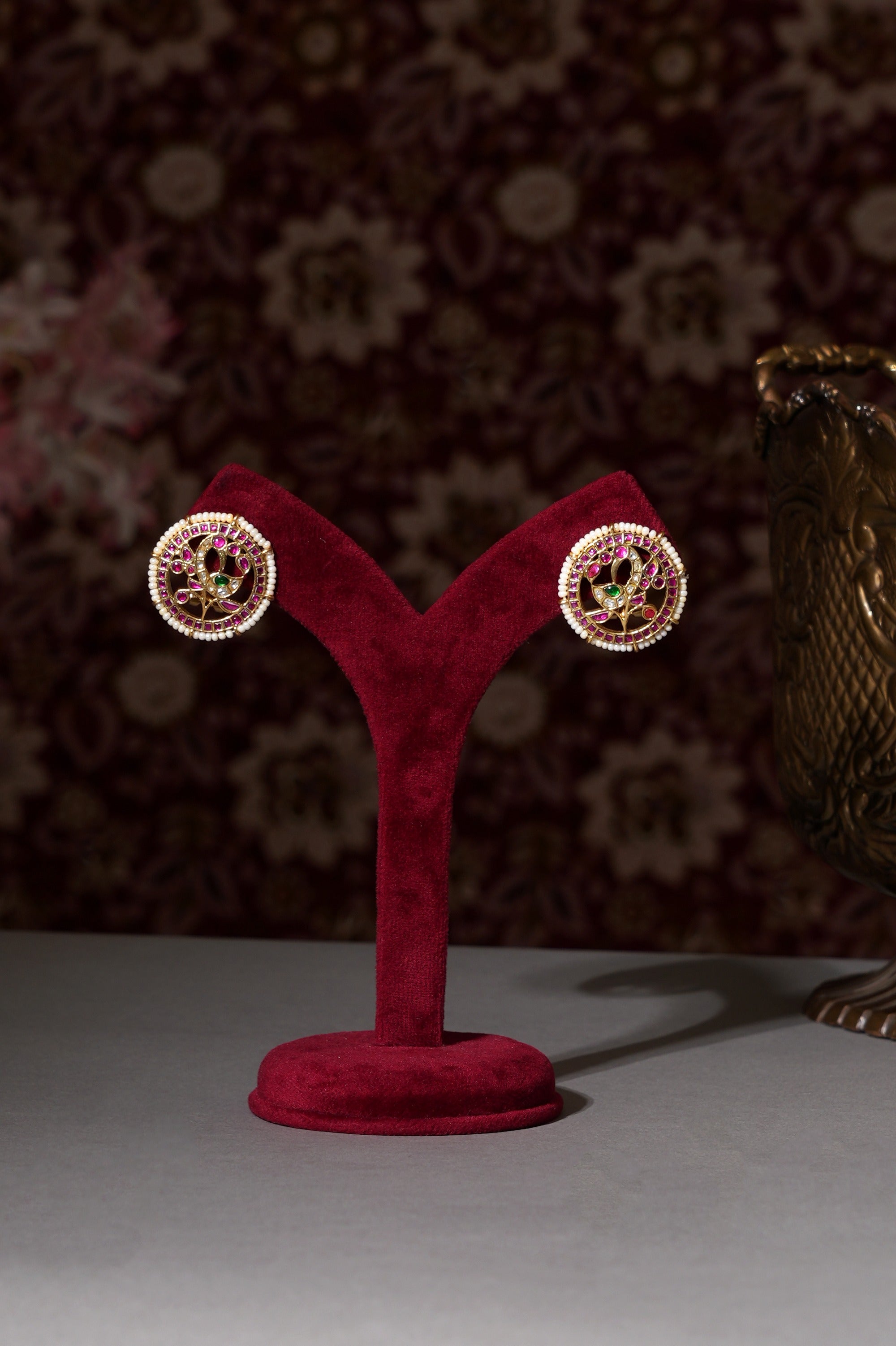 Traditional Gold Look Ear Studs