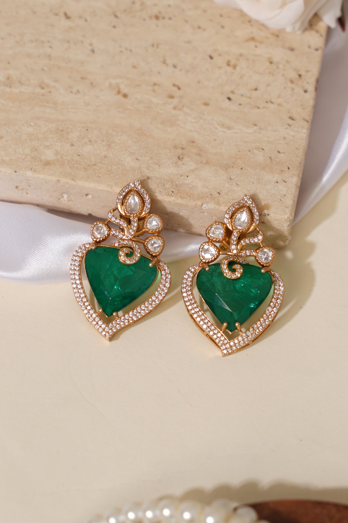 Traditional Doublet Kundan Earrings